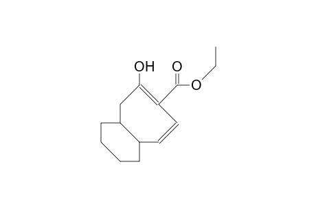 cis-Ethyl-3-hydroxy-bicyclo(5.4.0)undeca-3,5-diene-4-carboxylate