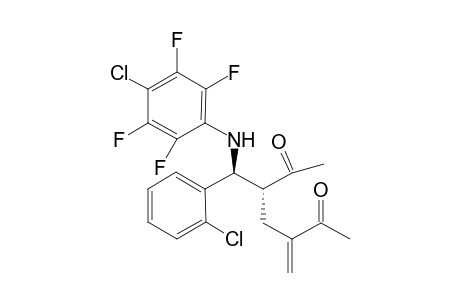 (4,5-trans)-3-[(2-Chlorophenyl)(4-chloro-2,3,5,6-tetrafluorophenylamino)methyl]-5-methyleneheptane-2,6-dione