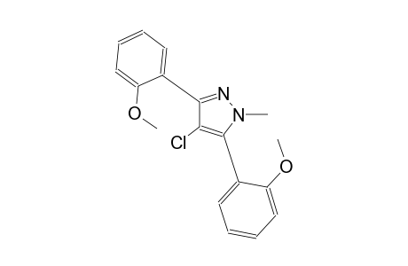 4-chloro-3,5-bis(2-methoxyphenyl)-1-methyl-1H-pyrazole
