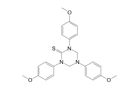 1,3,5-Tris(4-methoxyphenyl)-1,3,5-triazinane-2-thione