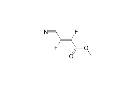 METHYL (E)-2,3-DIFLUORO-3-CYANOACRYLATE