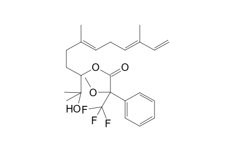 (3E,6E)-11-Hydroxy-3,7,11-trimethyldodeca-1,3,10-triene-10-yl .alpha.-methoxy-.alpha.-(trifluoromethyl)phenylacetate
