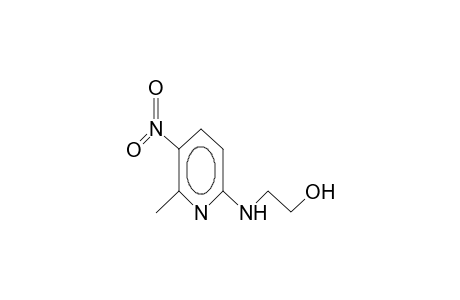 2-(2-hydroxyethyl)amino-5-nitro-6-methylpyridine