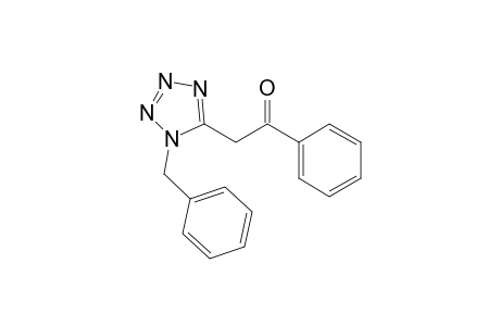 1-Benzyl-5-(benzoylmethyl)tetrazole