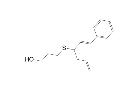 3-[1-((E)-Styryl)-but-3-enylsulfanyl]-propan-1-ol