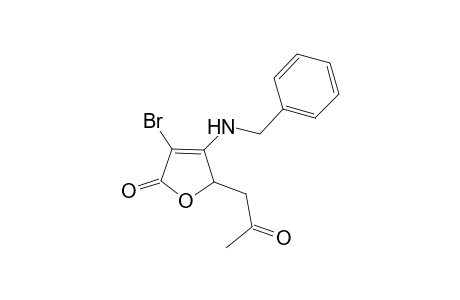 4-(Benzylamino)-3-bromo-5-(2-oxopropyl)-2(5H)-furanone