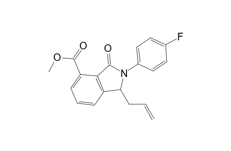 1-Allyl-2-(4-fluoro-phenyl)-3-oxo-2,3-dihydro-1H-isoindole-4-carboxylic acid methyl ester