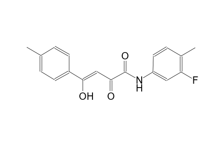 (3Z)-N-(3-fluoro-4-methylphenyl)-4-hydroxy-4-(4-methylphenyl)-2-oxo-3-butenamide