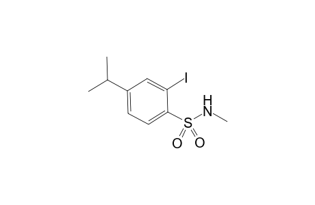 2-Iodo-4-isopropyl-N-methylbenzenesulfonamide
