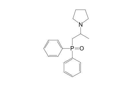 Pyrrolidine, 1-[2-(diphenylphosphinyl)-1-methylethyl]-