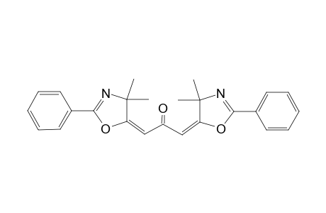 (1E,3E)-1,3-bis(4,4-dimethyl-2-phenyl-oxazol-5-ylidene)acetone