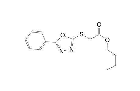 butyl [(5-phenyl-1,3,4-oxadiazol-2-yl)sulfanyl]acetate