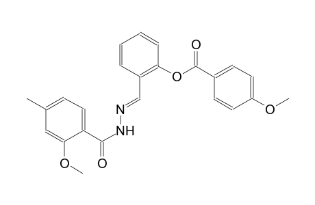 2-{(E)-[2-(2-methoxy-4-methylbenzoyl)hydrazono]methyl}phenyl 4-methoxybenzoate