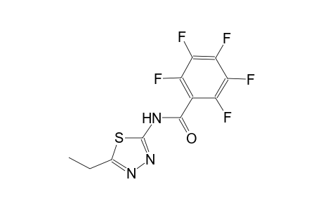 N-(5-ethyl-1,3,4-thiadiazol-2-yl)-2,3,4,5,6-pentafluorobenzamide