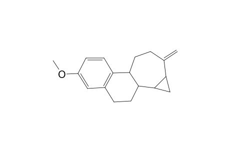 Cyclopropa[3,4]cyclohepta[1,2-a]naphthalene, 1,1a,1b,2,3,7b,8,9,10,10a-decahydro-5-methoxy-10-methylene-
