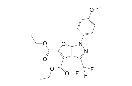Diethyl 1-(4-methoxyphenyl)-3-(trifluoromethyl)-1H-furo[2,3-c]pyrazole-4,5-dicarboxylate