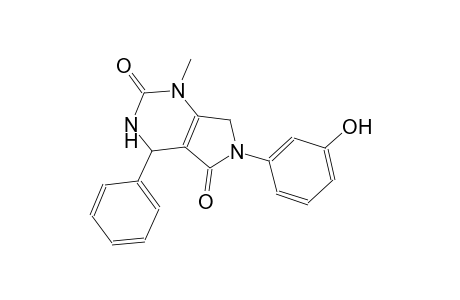 1H-pyrrolo[3,4-d]pyrimidine-2,5-dione, 3,4,6,7-tetrahydro-6-(3-hydroxyphenyl)-1-methyl-4-phenyl-