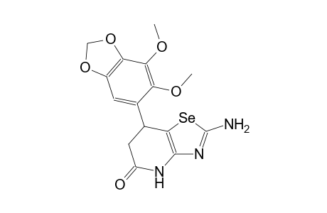 selenazolo[4,5-b]pyridin-5(4H)-one, 2-amino-7-(6,7-dimethoxy-1,3-benzodioxol-5-yl)-6,7-dihydro-