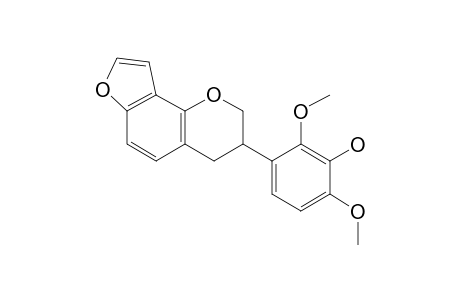 3-(3,4-dihydro-2H-pyrano[6,5-e][1]benzoxol-3-yl)-2,6-dimethoxyphenol