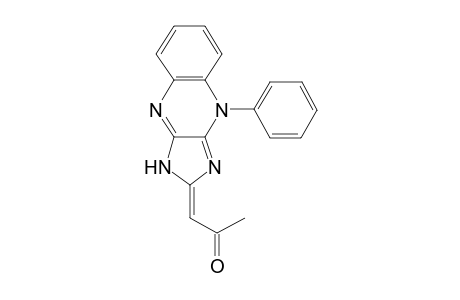 1-(4'-Phenyl-1',4'-dihydro-2H-imidazo[4,5-b]quinoxalin-2'-ylidene]-propan-2-one