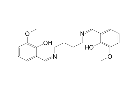 2-((Z)-[((Z)-4-([(Z)-(2-Hydroxy-3-methoxyphenyl)methylidene]amino)butyl)imino]methyl)-6-methoxyphenol