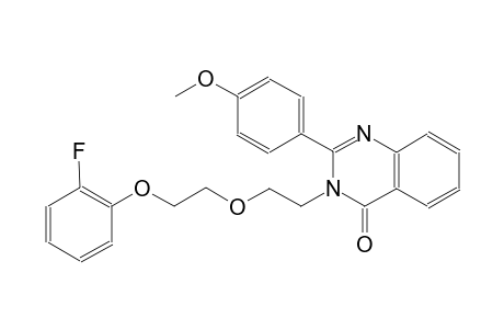 3-{2-[2-(2-fluorophenoxy)ethoxy]ethyl}-2-(4-methoxyphenyl)-4(3H)-quinazolinone