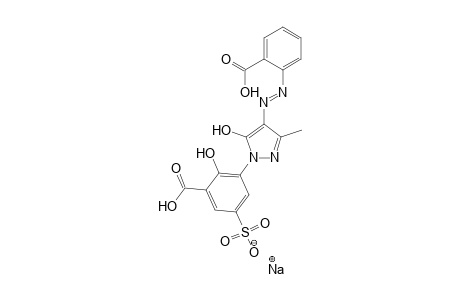 Anthranilic acid->1-(3-carboxy-2-hydroxy-5-sulfophenyl)-3-methyl-5-pyrazolon