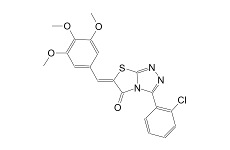 (6Z)-3-(2-chlorophenyl)-6-(3,4,5-trimethoxybenzylidene)[1,3]thiazolo[2,3-c][1,2,4]triazol-5(6H)-one