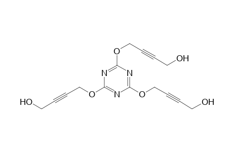 4,4',4''-(s-triazin-2,4,6-triyloxy)tris[2-butyn-1-ol]