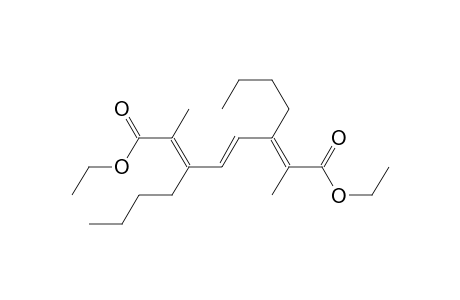 Diethyl (2E,4E,6E)-3,6-dibutyl-2,7-dimethylocta-2,4,6-triene-1,8-dioate