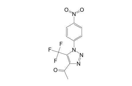 1-[1-(4-Nitrophenyl)-5-(trifluoromethyl)-1H-1,2,3-triazole-4-yl]ethanone