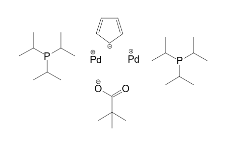 Mu-(Cyclopentadienyl)-Mu-(2,2-dimethylpropionato)-bis(triisopropylhosphan)dipalladium(I)