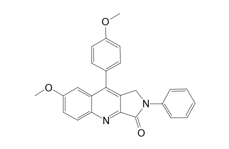 7-Methoxy-9-(4-methoxyphenyl)-2-phenyl-1,2-dihydro-3Hpyrrolo[3,4-b]quinolin-3-one
