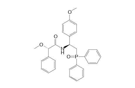 (2S)-N-[(1S)-2-diphenylphosphoryl-1-(4-methoxyphenyl)ethyl]-2-methoxy-2-phenyl-acetamide