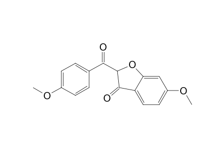 3(2H)-Benzofuranone, 6-methoxy-2-(4-methoxybenzoyl)-