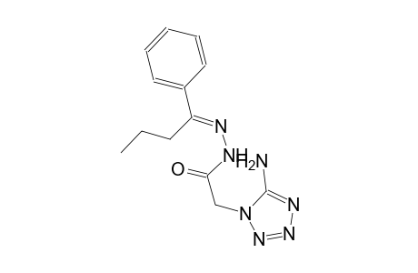2-(5-amino-1H-tetraazol-1-yl)-N'-[(E)-1-phenylbutylidene]acetohydrazide