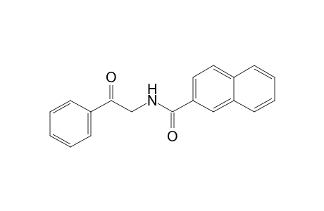 2-Naphthalenecarboxamide, N-(2-oxo-2-phenylethyl)-