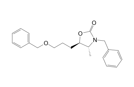 (4R,5R)-3-Benzyl-5-(3'-benzyloxypropyl)-4-methyl-2-oxazolidinone