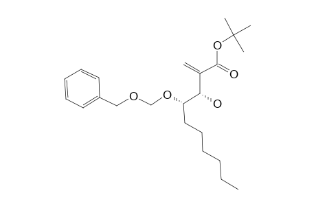 SYN-TERT.-BUTYL-4-BENZYLOXYMETHOXY-3-HYDROXY-2-METHYLIDEN-DECANOAT