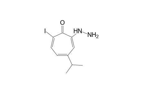 2-hydrazino-7-iodo-4-isopropyl-2,4,6-cycloheptatrien-1-one