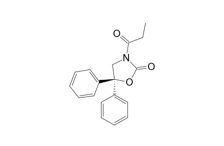 N-PROPIONYL-5,5-DIPHENYLOXAZOLIDIN-2-ONE