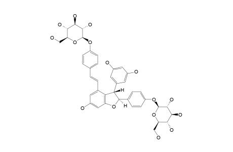 GNEMONOSIDE-E;EPSILON-VINIFERIN-4A,4B-O-BETA-D-GLUCOPYRANOSIDE