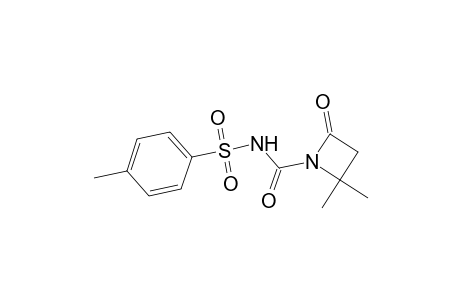 N-[(2,2-Dimethyl-4-oxo-1-azetidinyl)carbonyl]-4-methylbenzenesulfonamide