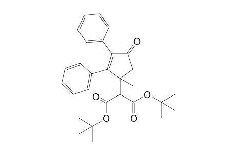 2-(1-Methyl-4-oxo-2,3-diphenyl-1-cyclopent-2-enyl)propanedioic acid ditert-butyl ester