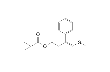 1-(Methylthio)-2-phenyl-4-(trimethylacetoxy)but-1-ene