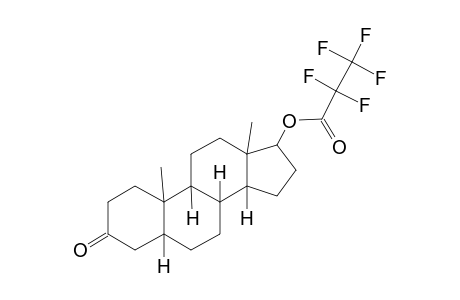 5.alpha.-Androstan-17.beta.-ol-3-one, pentafluoropropionate