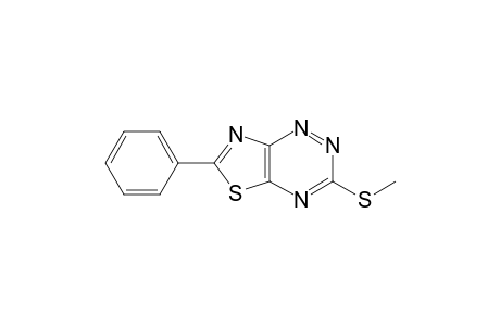 Thiazolo[5,4-e]-1,2,4-triazine, 3-(methylthio)-6-phenyl-