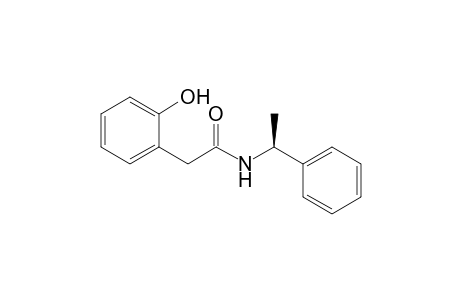 2-(2-hydroxyphenyl)-N-[(1S)-1-phenylethyl]acetamide