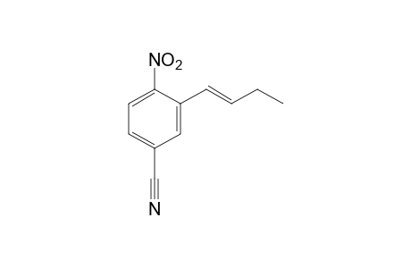 (E)-2-(But-1-enyl)-4-cyanonitrobenzene