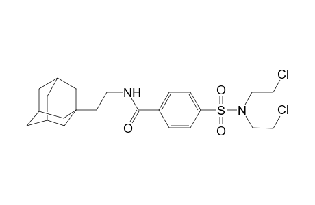 Benzamide, 4-[[bis(2-chloroethyl)amino]sulfonyl]-N-(2-tricyclo[3.3.1.1(3,7)]dec-1-ylethyl)-